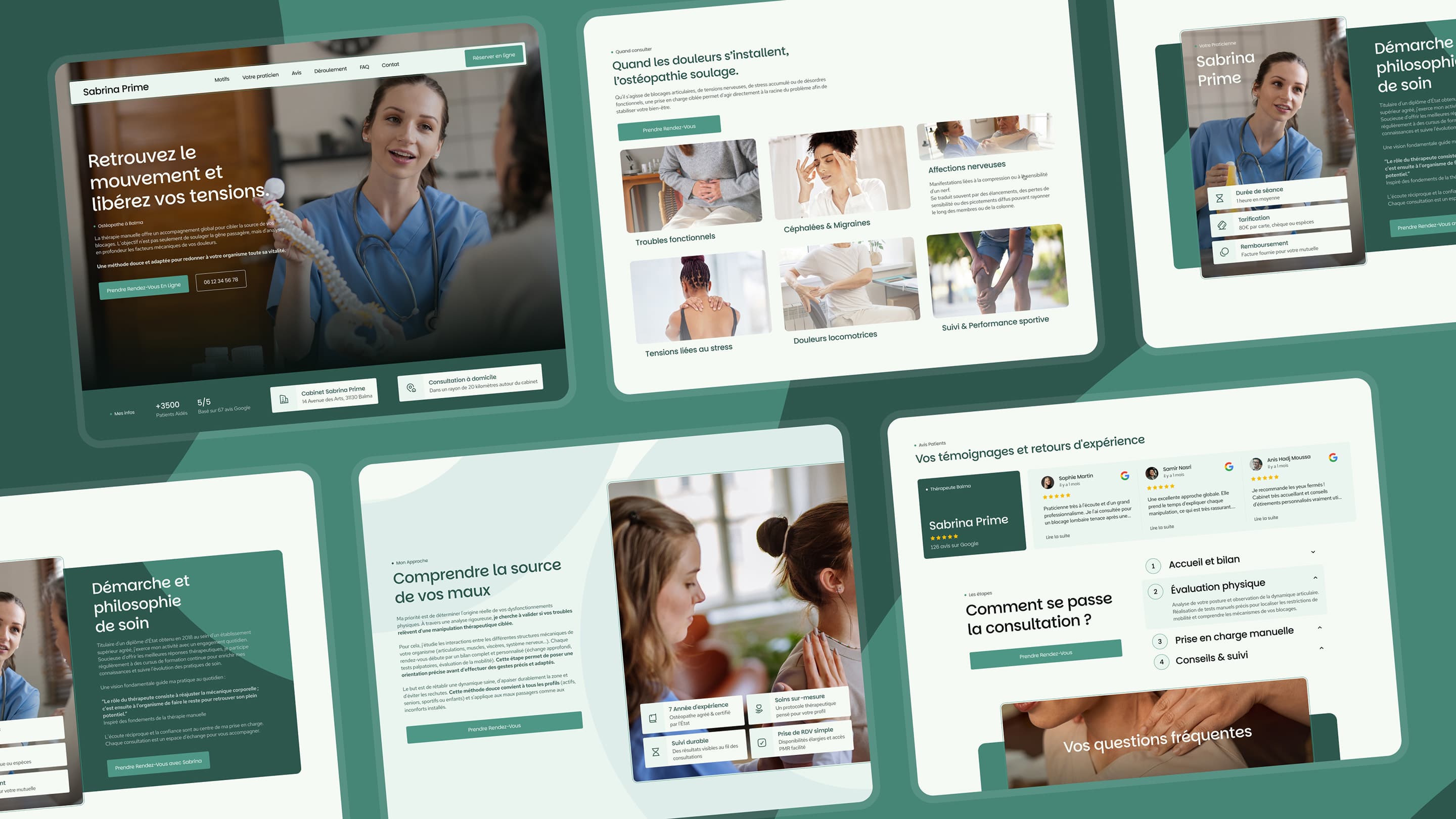 Template de Webdesign pour l'entreprise Therays
